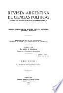 Revista argentina de ciencias políticas