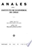 Revista chilena de ingeniería y anales del Instituto de Ingenieros