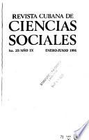 Revista Cubana de ciencias sociales