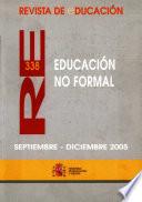Revista de educación nº 338. Educación no formal