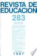 Revista de educación no 283. Crisis económica. Crisis educativa