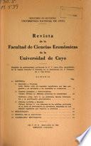 Revista de la Facultad de Ciencias Económicas de la Universidad de Cuyo
