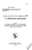 Revista de la Facultad de Derecho y Ciencias Sociales