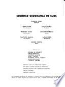 Revista de la Sociedad Geográfica de Cuba ...