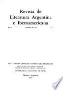 Revista de literatura Argentina e Iberoamericana