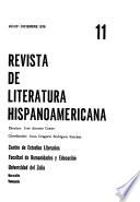 Revista de literatura hispanoamericana