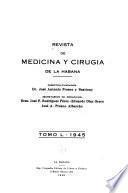 Revista de medicina y cirugía de La Habana