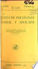 Revista de psicología general y aplicada