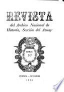 Revista del Archivo Nacional de Historia, Sección del Azuay