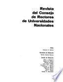 Revista del Consejo de Rectores de Universidades Nacionales