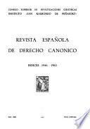 Revista española de derecho canónico