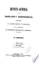 Revista general de legislación y jurisprudencia