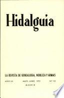 Revista Hidalguía número 112. Año 1972