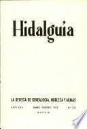 Revista Hidalguía número 122. Año 1974