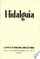 Revista Hidalguía número 13. Año 1955