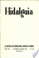 Revista Hidalguía número 138. Año 1976