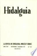 Revista Hidalguía número 145. Año 1977
