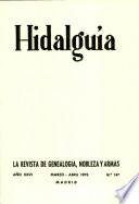Revista Hidalguía número 147. Año 1978