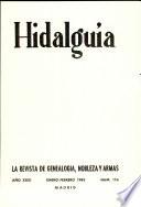 Revista Hidalguía número 176. Año 1983