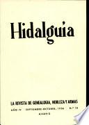 Revista Hidalguía número 18. Año 1956