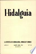 Revista Hidalguía número 45. Año 1961