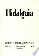 Revista Hidalguía número 88. Año 1968