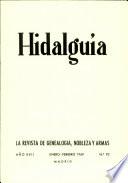 Revista Hidalguía número 92. Año 1969