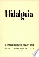 Revista Hidalguía número 96. Año 1969