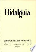 Revista Hidalguía número 98. Año 1970