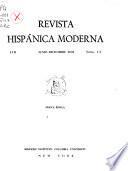 Revista hispánica moderna