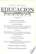 Revista nacional de educación. Diciembre 1941