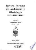 Revista peruana de Andinismo y glaciologia