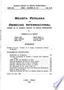 Revista peruana de derecho internacional