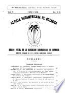 Revista sudamericana de botanica