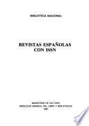 Revistas españolas con ISSN