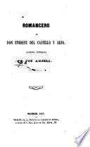 Romancero de Don Enrique del Castillo y Alba
