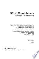 SALALM and the Area Studies Community