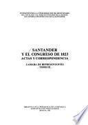 Santander y el Congreso de 1823: Cámara de Representantes