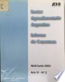 Sector Agroalimentario Argentina Informe de Coyuntura. Abril/Junio 2003, Año VI - No. 2