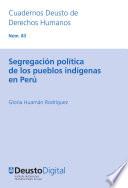Segregación política de los pueblos indígenas en Perú