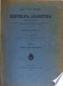 Segundo censo de la República argentina, mayo 10 de 1895