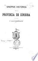 Sinopsis histórica de la Provincia de Córdoba