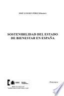 Sostenibilidad del estado de bienestar en España