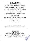 Teatro de la Legislacion Universal de España e Indias..., 23