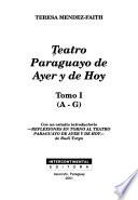 Teatro paraguayo de ayer y de hoy