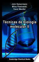 Técnicas de biología molecular II