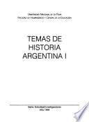 Temas de historia argentina