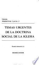 Temas urgentes de la doctrina social de la Iglesia