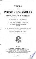 Tesoro de los Poemas Españoles Epicos, Sagrados y Burlescos ...