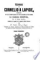 Tesoros de Cornelio a Lapide, 1